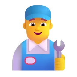 Man Mechanic Microsoft 3D Fluent
