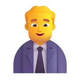 Man Office Worker Microsoft 3D Fluent