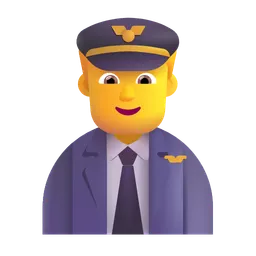 Man Pilot Microsoft 3D Fluent