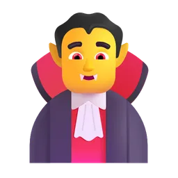 Man Vampire Microsoft 3D Fluent