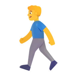 Man Walking Microsoft 3D Fluent