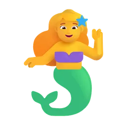 Mermaid Microsoft 3D Fluent