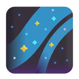 Milky Way Microsoft 3D Fluent