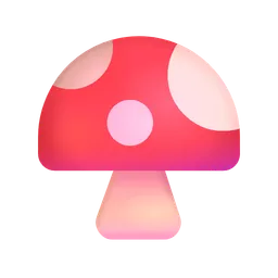 버섯 Microsoft 3D Fluent
