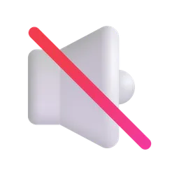 음소거된 스피커 Microsoft 3D Fluent
