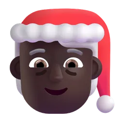Mx Claus: Dark Skin Tone Microsoft 3D Fluent