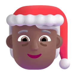 Mx Claus: Medium-Dark Skin Tone Microsoft 3D Fluent