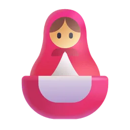 Nesting Dolls Microsoft 3D Fluent