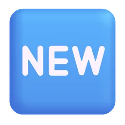 신규 버튼 Microsoft 3D Fluent