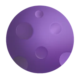 초승달 Microsoft 3D Fluent