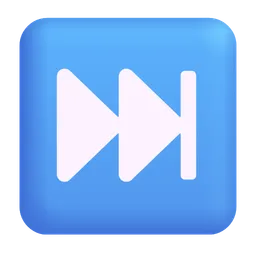 다음 트랙 버튼 Microsoft 3D Fluent