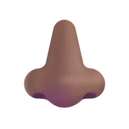 Nose: Medium-Dark Skin Tone Microsoft 3D Fluent
