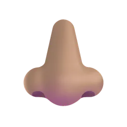 Nose: Medium Skin Tone Microsoft 3D Fluent