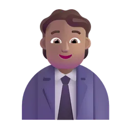 직장인: 중간 피부 톤 Microsoft 3D Fluent