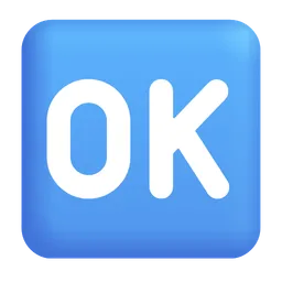 확인 버튼 Microsoft 3D Fluent