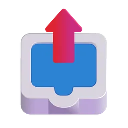 Outbox Tray Microsoft 3D Fluent