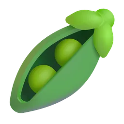완두콩 꼬투리 Microsoft 3D Fluent