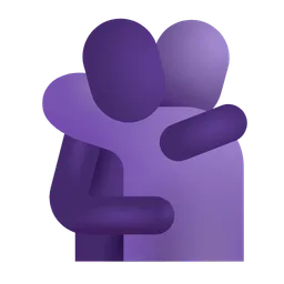 포옹하는 사람들 Microsoft 3D Fluent