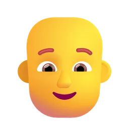 Person: Bald Microsoft 3D Fluent