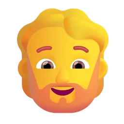 사람: 수염 Microsoft 3D Fluent