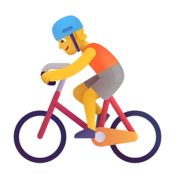 Bicyclist Microsoft 3D Fluent