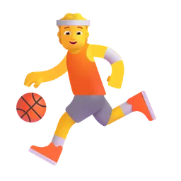 Person with Ball Microsoft 3D Fluent
