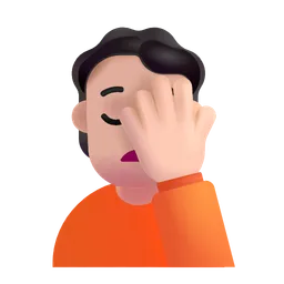 사람 얼굴 손바닥: 밝은 피부 톤 Microsoft 3D Fluent