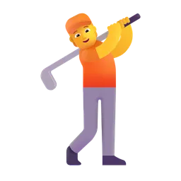 Golfer Microsoft 3D Fluent