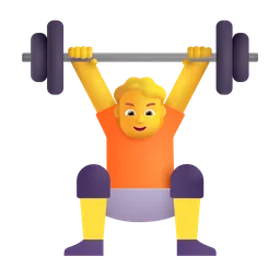 Weight Lifter Microsoft 3D Fluent