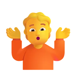 Shrug Microsoft 3D Fluent