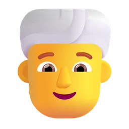 터번을 착용한 사람 Microsoft 3D Fluent