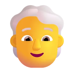 Person: White Hair Microsoft 3D Fluent