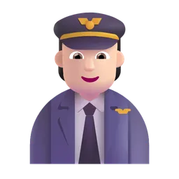 Pilot: Light Skin Tone Microsoft 3D Fluent
