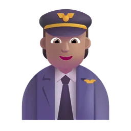 Pilot: Medium Skin Tone Microsoft 3D Fluent
