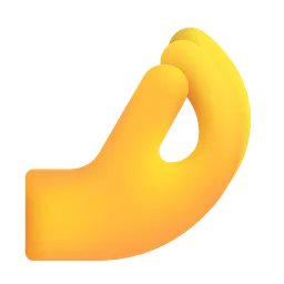 Pinched Fingers Microsoft 3D Fluent