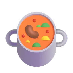 Pot of Food Microsoft 3D Fluent