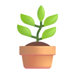 Potted Plant Microsoft 3D Fluent