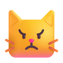 뾰루퉁한 고양이 Microsoft 3D Fluent