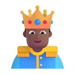 Prince: Medium-Dark Skin Tone Microsoft 3D Fluent