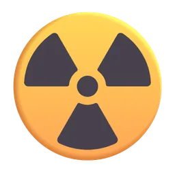 Radioactive Sign Microsoft 3D Fluent