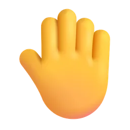 손등을 들어 올리기 Microsoft 3D Fluent