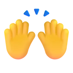 손 들기 Microsoft 3D Fluent