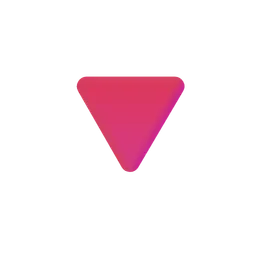 Down-Pointing Red Triangle Microsoft 3D Fluent