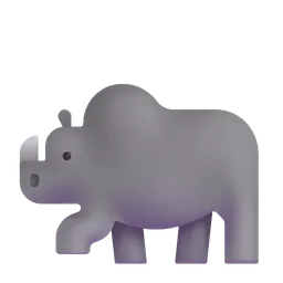 코뿔소 Microsoft 3D Fluent