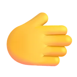 오른손 Microsoft 3D Fluent