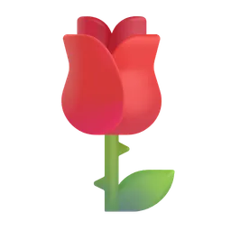 장미 Microsoft 3D Fluent