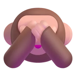 악마가 보이지 않는 원숭이 Microsoft 3D Fluent
