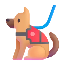 Service Dog Microsoft 3D Fluent