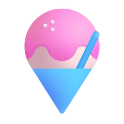 Shaved Ice Microsoft 3D Fluent