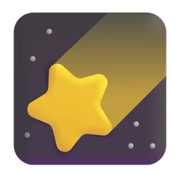 Shooting Star Microsoft 3D Fluent